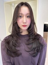 【ワンホンヘア】艶感×顔周りレイヤーで叶う大人可愛いヘアスタイル♪天神大名