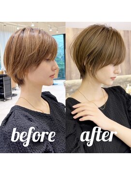 グランド(GRAND) ショートボブ髪型30代40代50代前髪あり前髪無し面長丸顔【西村ss