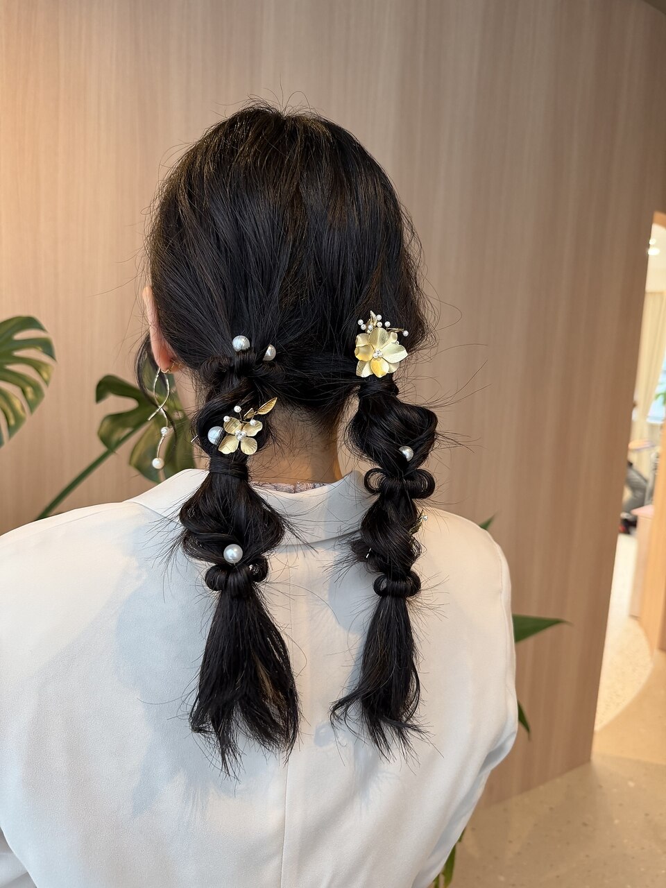 中里恵梨】ヘアセット/ツインヘア/編みおろし/参列ヘア：L267591462