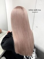 ベレーザ 渋谷(BELEZA) 17580全頭ブリーチダブルカラーハイレイヤーカット金髪ブロンド