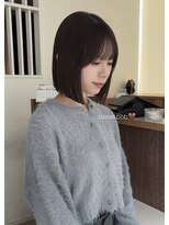 ビュー フクオカ(VIEW FUKUOKA)&nbsp;タッセルボブ/マロンベージュ/顔周り