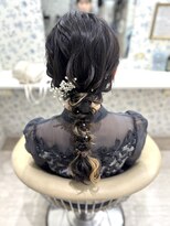 サクララ(Sakura la) 編みおろし/参列ヘア/お呼ばれヘア/結婚式/アップヘア