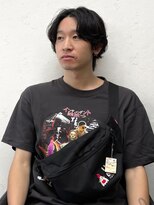 セルカ 新宿(CERCA)&nbsp;センターパートメンズパーマ［CERCA新宿/新宿西口］