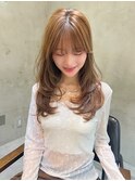 【ROJITHA原宿表参道】顔周りレイヤー×ブラウンカラー