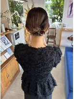 O&nbsp;編み込みアップスタイルヘアセット成人式ヘアセット前髪カット