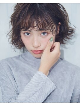 キングスベリー(Hair Relaxation King's Berry) 抜け感クセ毛風ボブ7.24ニュアンスパーマ