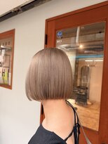 ヘアーラボ ハチ(HAIR LABO HACHI) ボブ×グレージュ