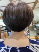 夏のショートボブ