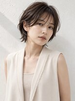 ミロア 薬院(miroa) 透明感カラー ショートボブ 顔周りカット 髪質改善 20代