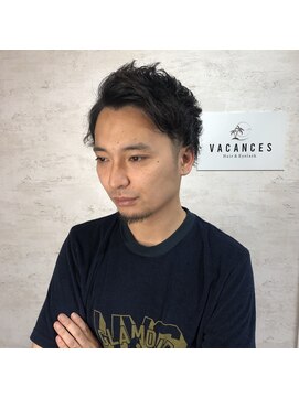 バカンス(VACANCES) アップバングで出来る系! ビジネスマンショート