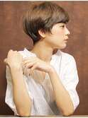 大人可愛いショートヘア