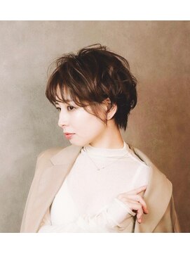 アーティス ヘア デザイン(Artis hair design) 小顔マッシュ外ハネショートボブ黒髪前下がり