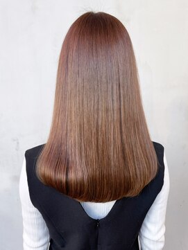 アルバム 渋谷パルコ(ALBUM) まろベージュ_チェリーブラウンフェミニンロング_ba376713