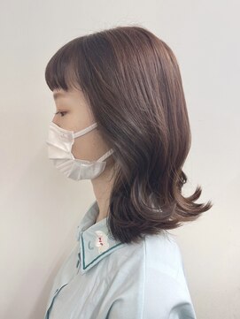 ベルクープス 天王寺店(Belle Coupes) 【BelleCoupes】くびれボブ 前髪あり くびれミディ大阪 天王寺