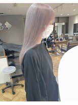 ロンド レア 天神大名店(Lond Le’a)&nbsp;ミルクティー/ダブルカラー/ケアブリーチ/大名/ピンクブラウン