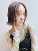 外ハネボブ_大人ガーリーチョコレートプリカール_28858