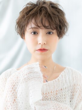 ドクターズサロン LAB 小山店 くせ毛風パーマでメンズライクな小顔マッシュb小山20代30代40代