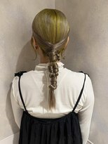 フェイス 石川町 (FACE)&nbsp;デザインカラー × 編み下ろしアレンジ