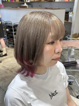 ナルヘアー 越谷(Nalu hair) シルキーベージュ/ミルクティーベージュ/ポイントカラー