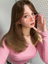 サイン 渋谷(SIGN)&nbsp;レイヤーカットイヤリングカラーインナーカラーケアブリーチ