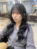 アリスバイアフロート 自由が丘(ALICe by AFLOAT) ブルーブラック×レイヤーカット