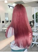 【xxo_3_a】ブリーチ1回でできるカシスレッドカラー