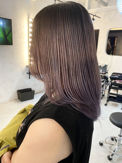 lavender バレイヤージュ