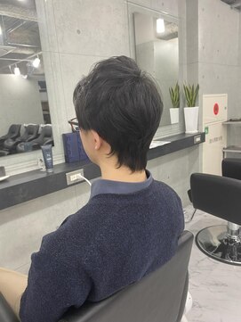 エンディアリング 東銀座(Endearing) 東銀座/アッシュ/ブラック/カルマパーマ/ベリーショート