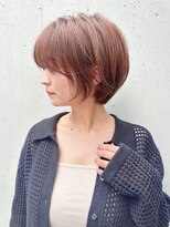 セイドット オモテサンドウ(Say. omotesando)&nbsp;say.原田美千留　丸みショート　ショートボブ　ブリーチカラー