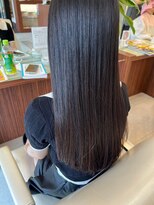 ヘアーアンドエステ ハラダ 滝ノ水店(Hair&Esthe Harada)&nbsp;髪質改善/黒髪ストレートロング