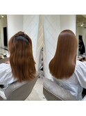 髪質改善ストレート