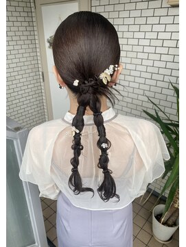 フェリーチェ(Felice) 参列ヘア　タイトヘア　タイトアレンジ　タイトポニー