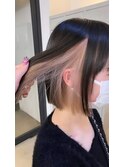 ◎ホワイトベージュインナーカラー◎