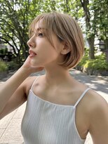 ロンドエニカ 大宮(Lond enika)&nbsp;前髪カタログアンブレラカラーこなれミディウェーブパーマ大宮