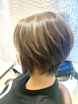 アズール 草加(azule)&nbsp;ハイライトカラー　ショート　ベージュ