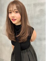 ロンド アンブル 四条烏丸(Lond ambre)&nbsp;ストレートレイヤー似合わせカットフェミニンロング5131