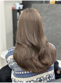 ☆ブリーチなしWカラー☆アッシュベージュカラー