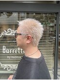 スパイキーショート/メンズショート/メンズカット/ブリーチ