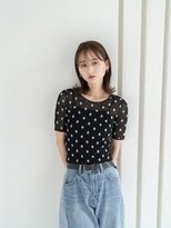 エレノア 藤沢(Eleanor)&nbsp;【薄めバング×外ハネミディアム】抜け感ヘア