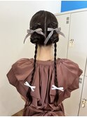 ツインヘアアレンジ