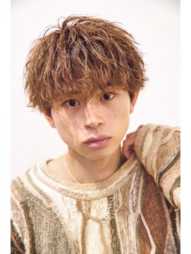 オーシャントーキョー 仙台(OCEAN TOKYO) ツイストスパイラルマッシュ刈り上げツーブロックメンズパーマ