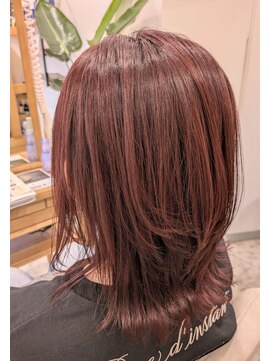 アン(an) 髪質改善プラチナカラー×明るめボルドールビー