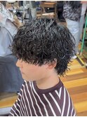 波巻きパーマ/シャドウパーマ/ウルフパーマ/メンズウルフ