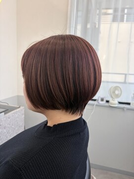 トッカ 茨木(tocca) 大人のためのショートボブ×ローズブラウン