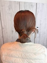 ヘアーリゾートノーブル(Hair Resort Noble) 【お呼ばれシンプルカチモリアレンジ】大人/タイトヘア/姫路