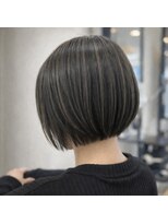 アンジュールクレア(UN JOUR CREA)&nbsp;ボブ×白髪ぼかしハイライト×髪質改善