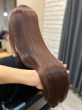 リノスムース(LINO smooth) 髪質改善トリートメント×ココアブラウン