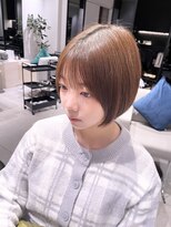 stair : case ginza7【ステアケース】&nbsp;大人可愛い前下がりボブ小顔ショート