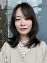 ボコカ(bococa) 大人女性くびれレイヤー韓国レイヤーミディアムレイヤー