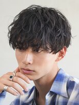 フィフス 大分(fifth)&nbsp;大分シャドウパーマメンズカットラウンドマッシュツーブロック